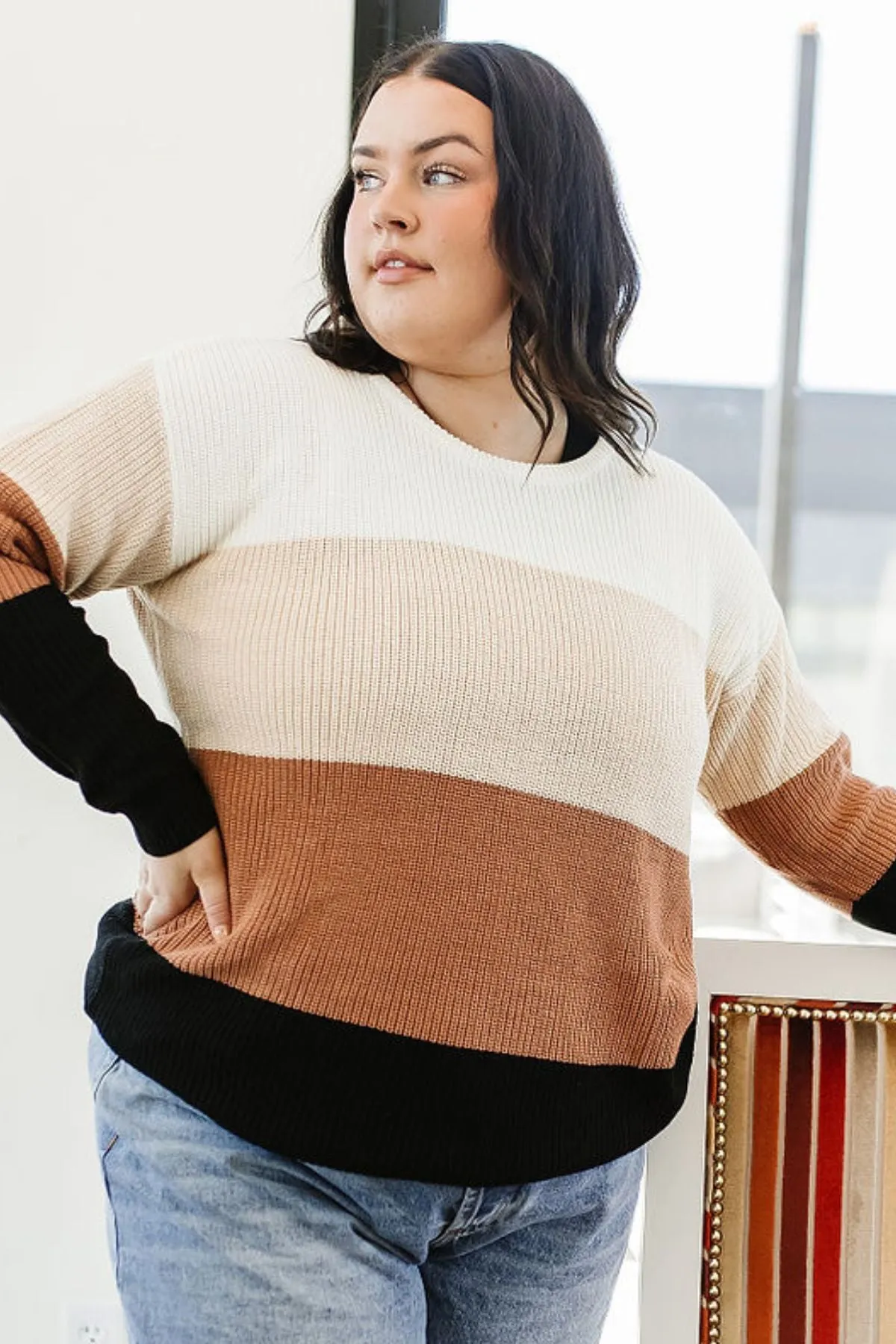 Ampersand Paige Sweater- Fawn