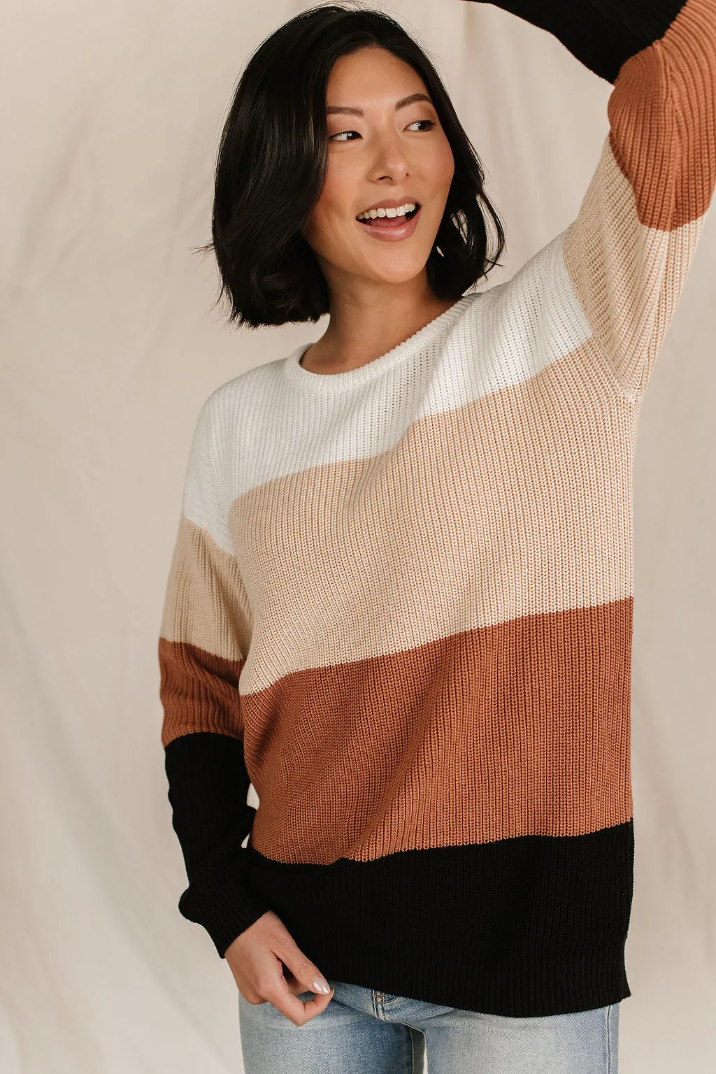 Ampersand Paige Sweater- Fawn