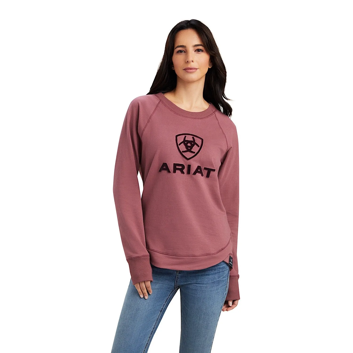 Ariat Womens Benicia Sweatshirt Four Wild Ginger