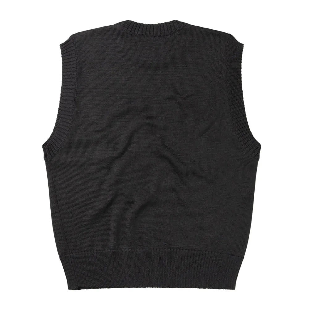 Aries Arise Recycled Reverse Knit Temple Sweater Vest