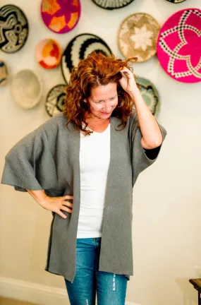 Ash Grey Miko Cardigan is