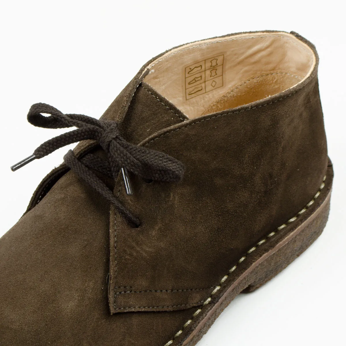 Astorflex - Greenflex Suede Desert Boots - Dark Chestnut