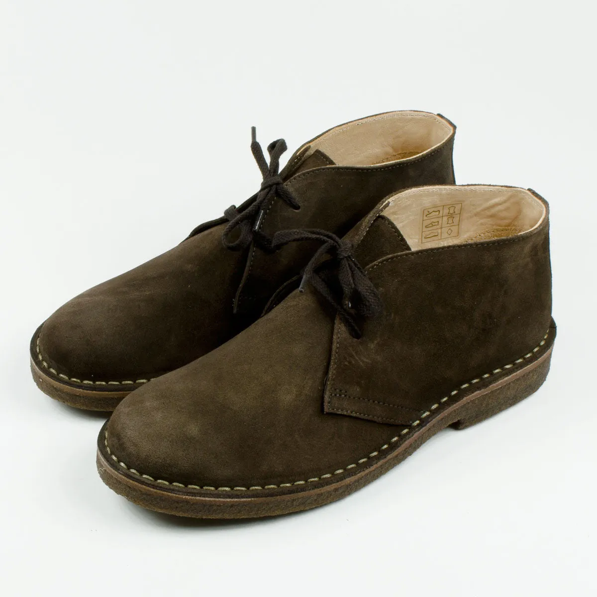 Astorflex - Greenflex Suede Desert Boots - Dark Chestnut