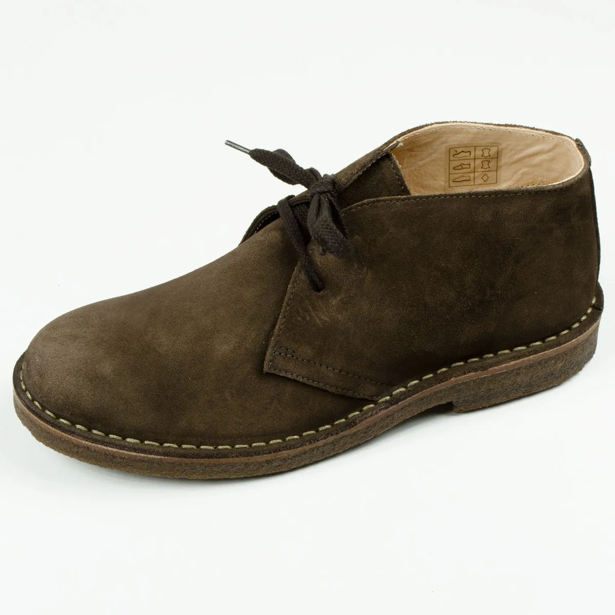 Astorflex - Greenflex Suede Desert Boots - Dark Chestnut