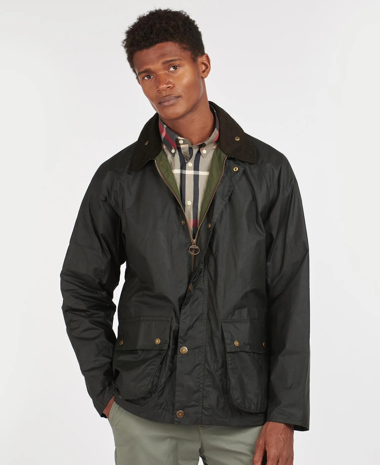 Barbour Selbin Classic Waxed Cotton Jacket - Timeless Waterproof Outdoor Coat for Men