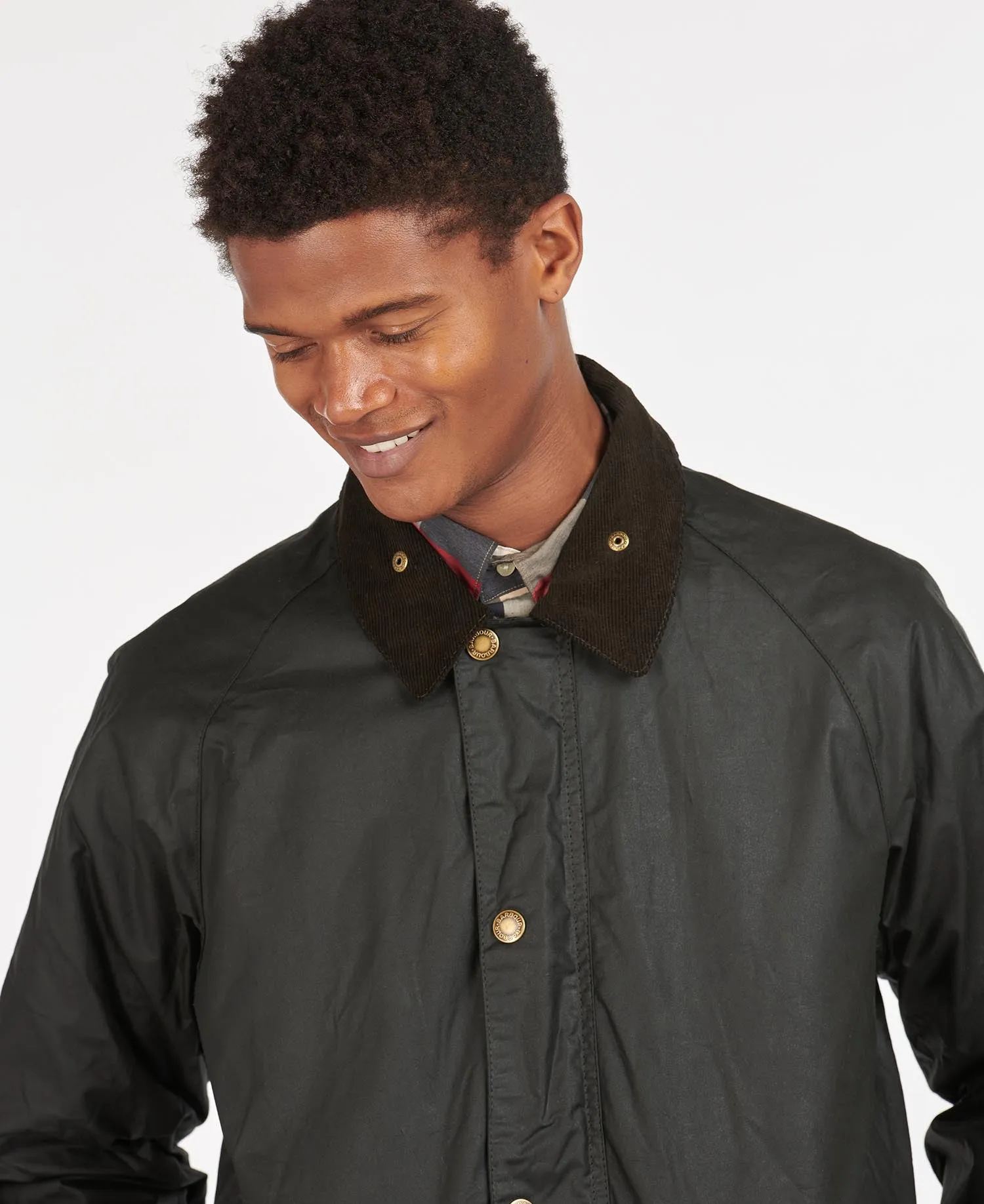 Barbour Selbin Classic Waxed Cotton Jacket - Timeless Waterproof Outdoor Coat for Men