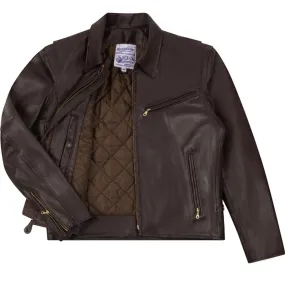 BECK™ 777 Northeaster Flying Togs Genuine Horsehide Motorcycle Jacket (Chestnut Brown)