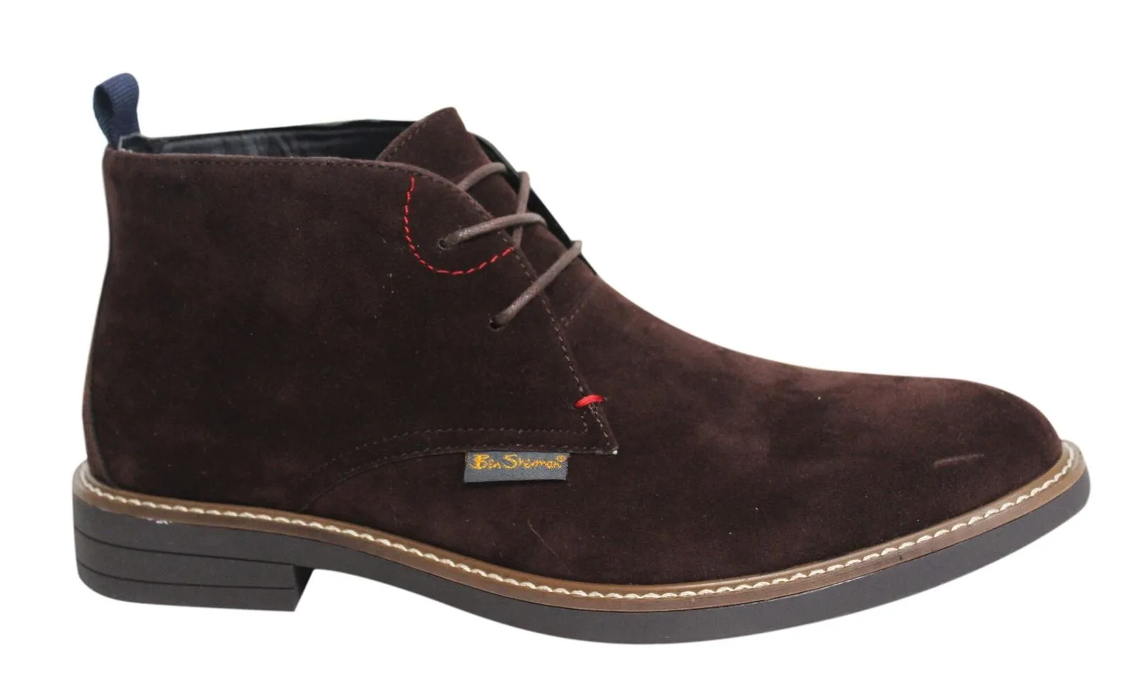 Ben Sherman Kington Choc Suede Chukka Boots