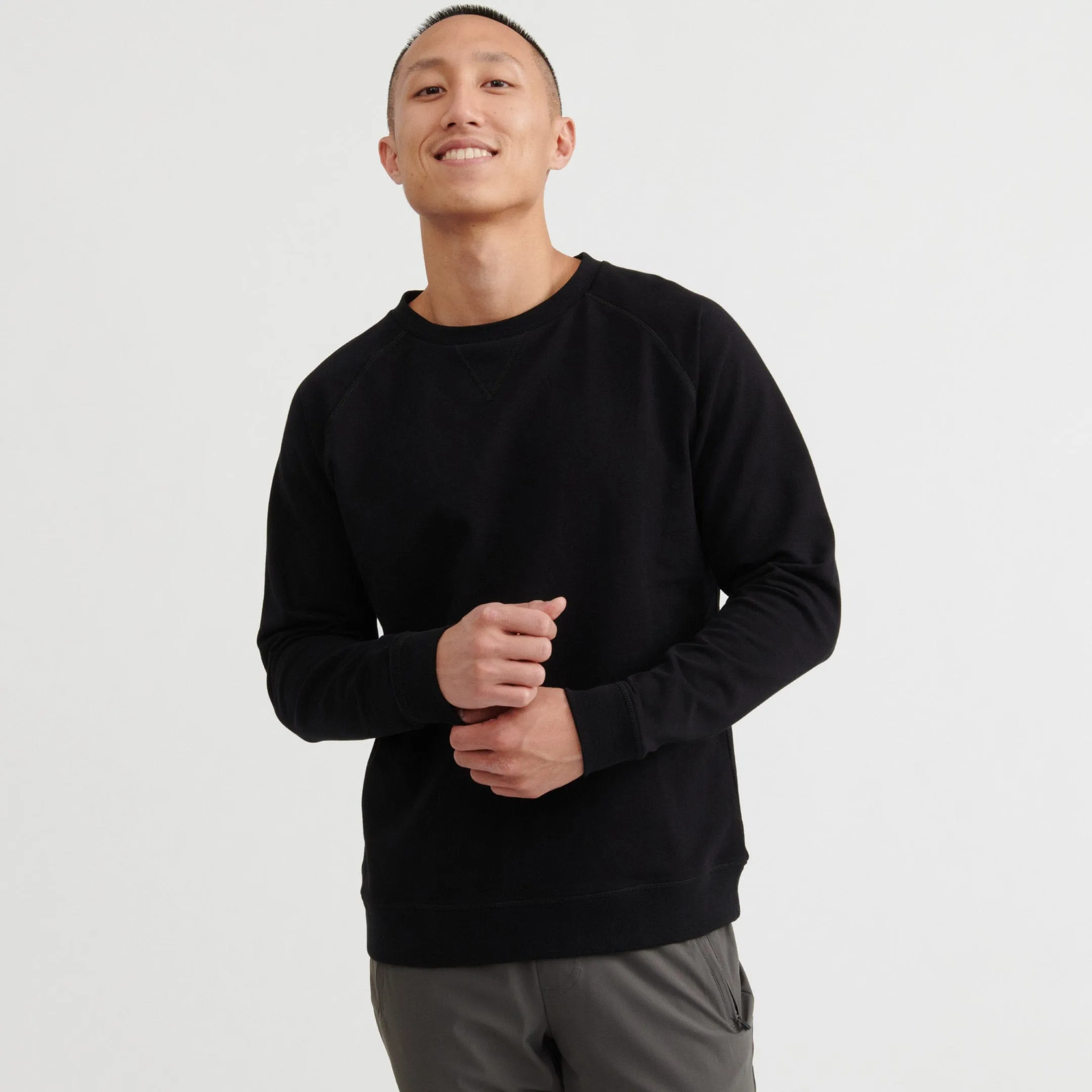 Black French Terry Sweatshirt