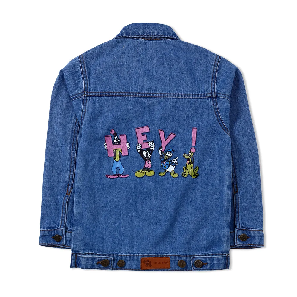 Blue Faded Denim Jacket