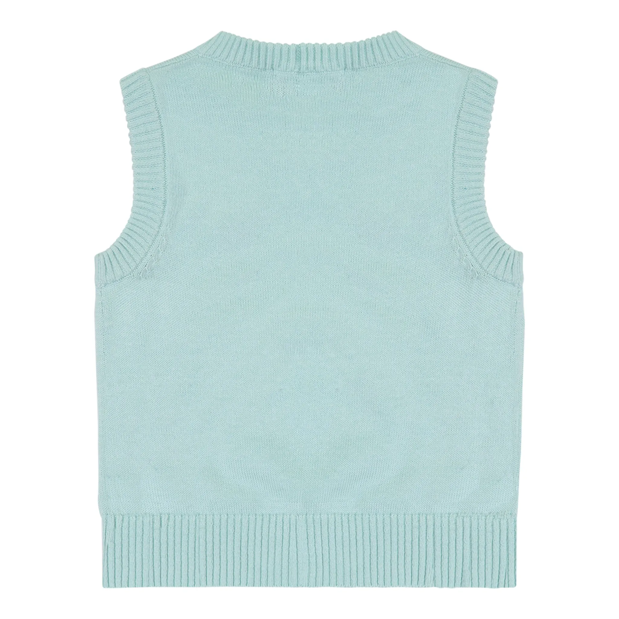 Boys Teal Sweater Vest Set