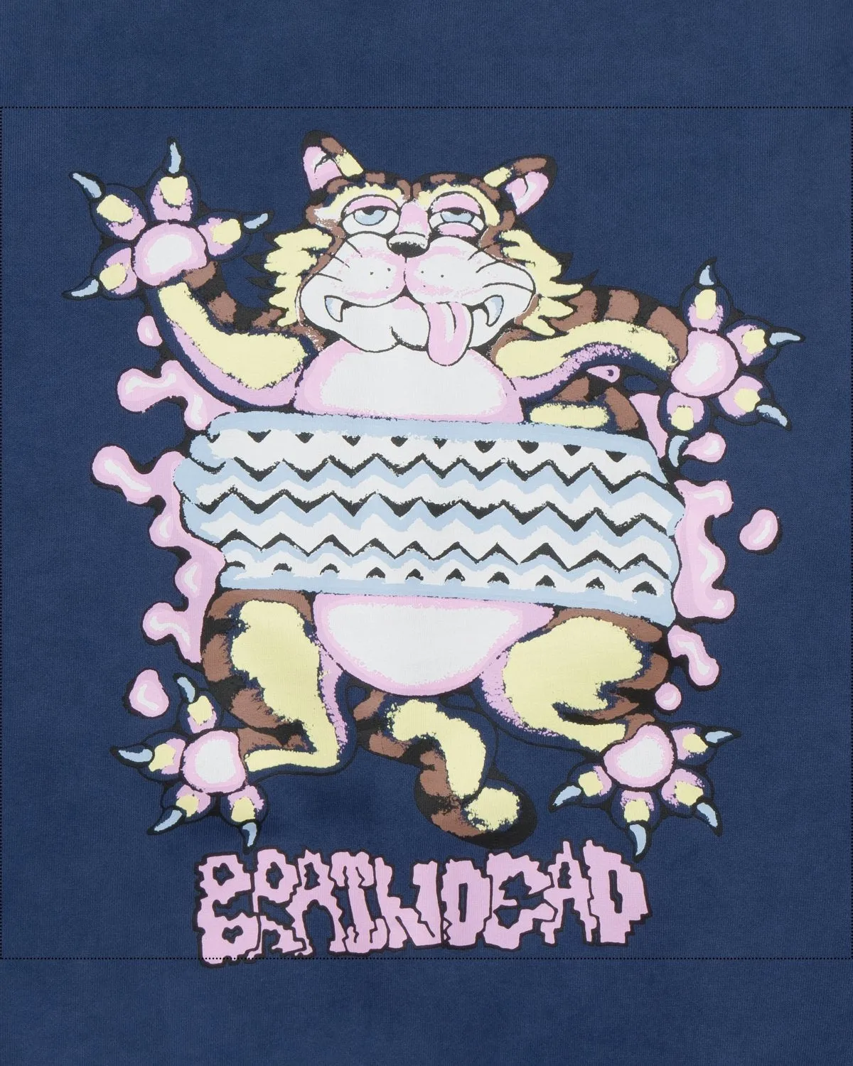 Brain Dead Relaxed Cat Sweatshirt