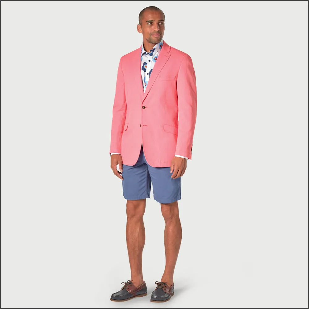 Brook Taverner Tatton Pink Cotton Linen Jacket <><>