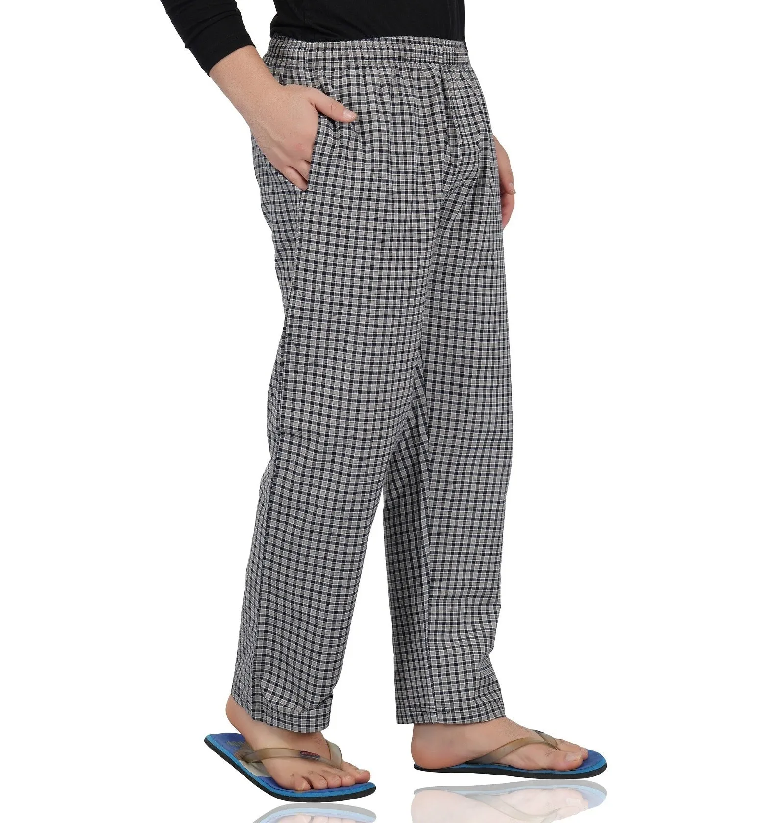 Brown & Black Check Pyjama