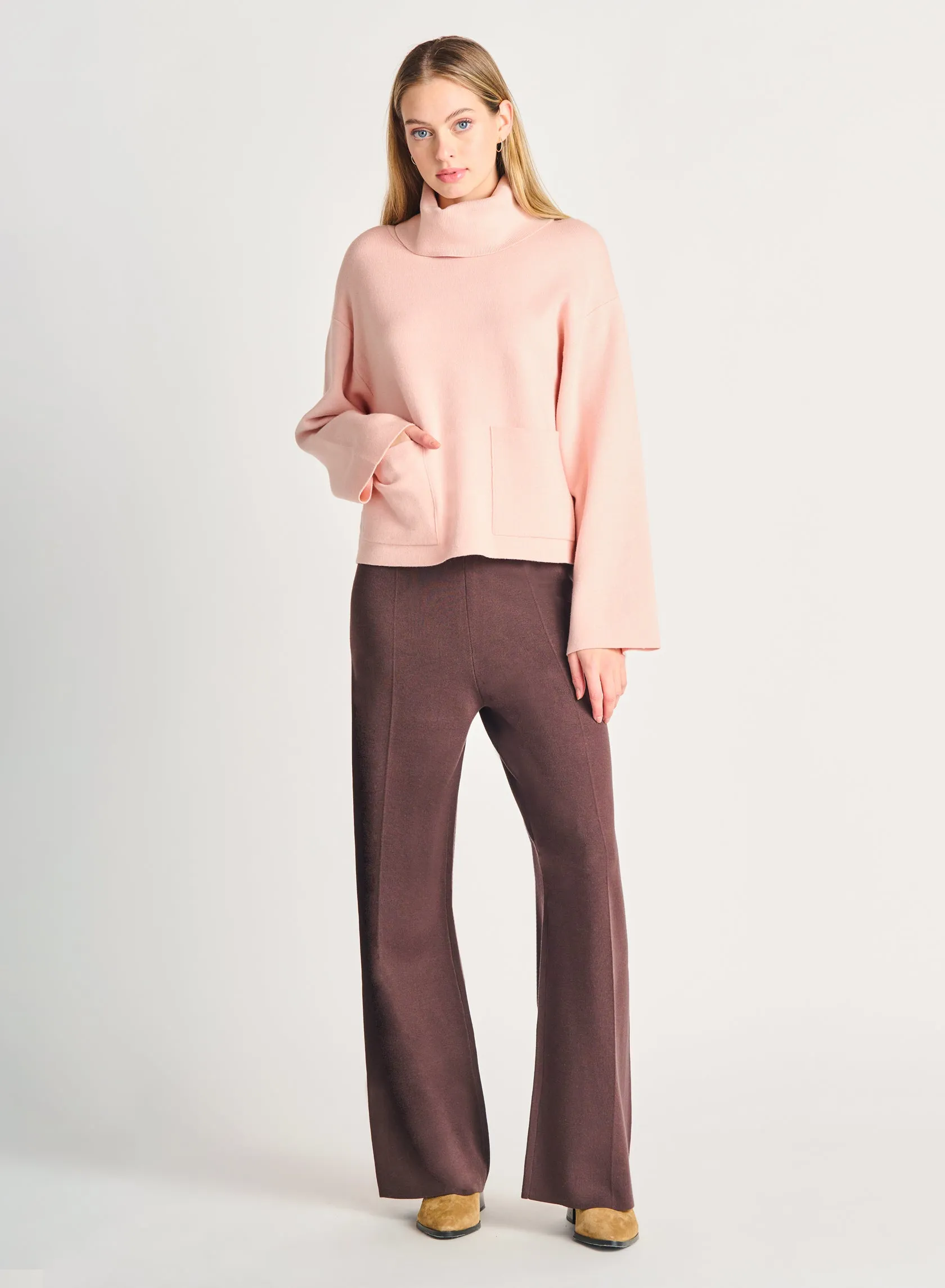 Cadence Wide Leg Sweater Pant