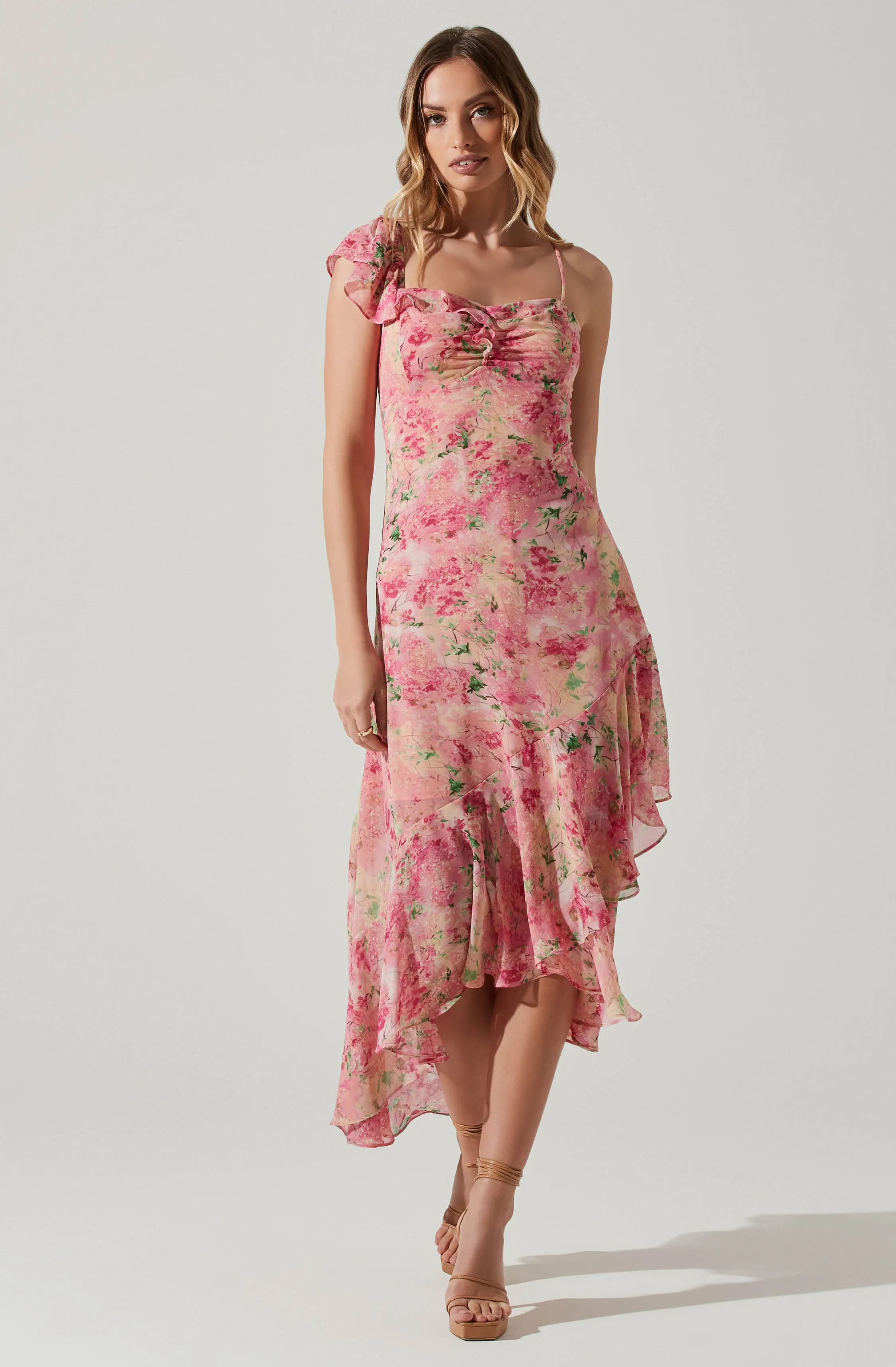 Camelia Floral Midi Dress