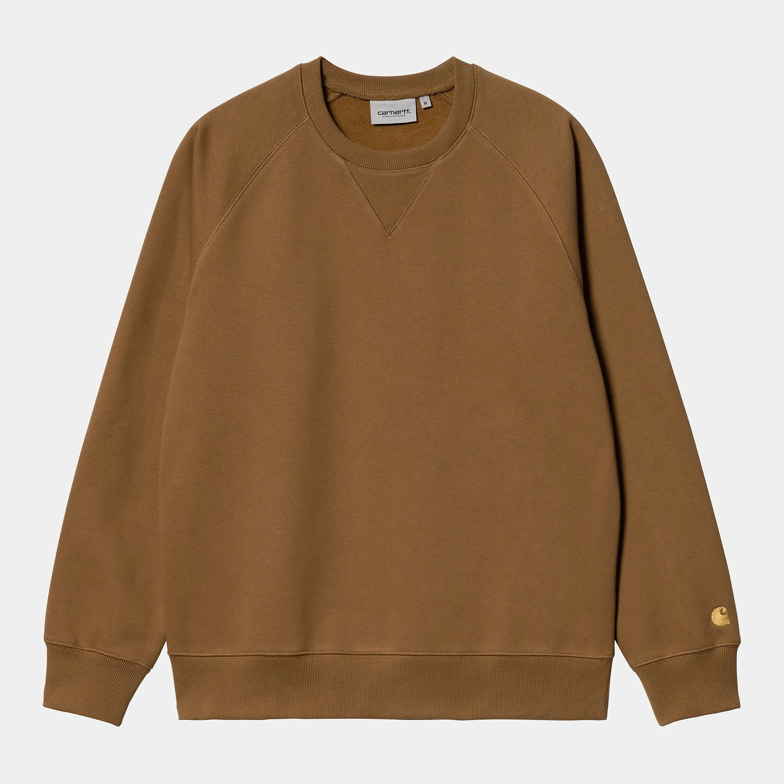 Carhartt Chase Sweat Hamilton Brown / Gold