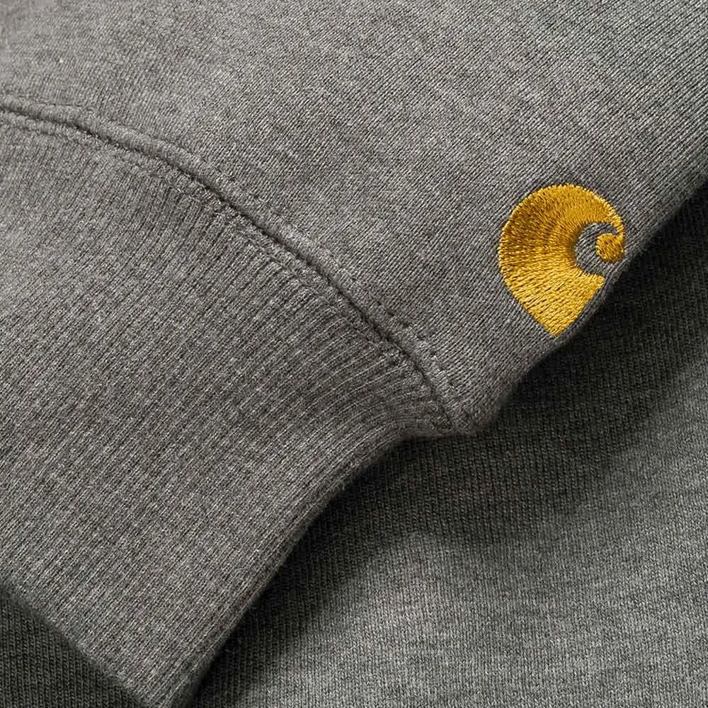 Carhartt WIP Chase Sweatshirt Jumper - Dark Grey Heather