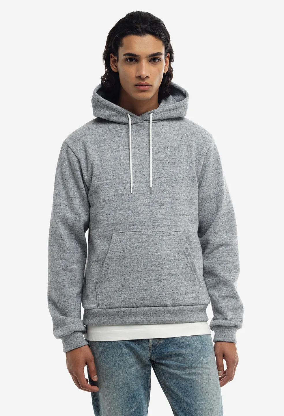 Cashmere Fleece Beach Hoodie / Heather Grey