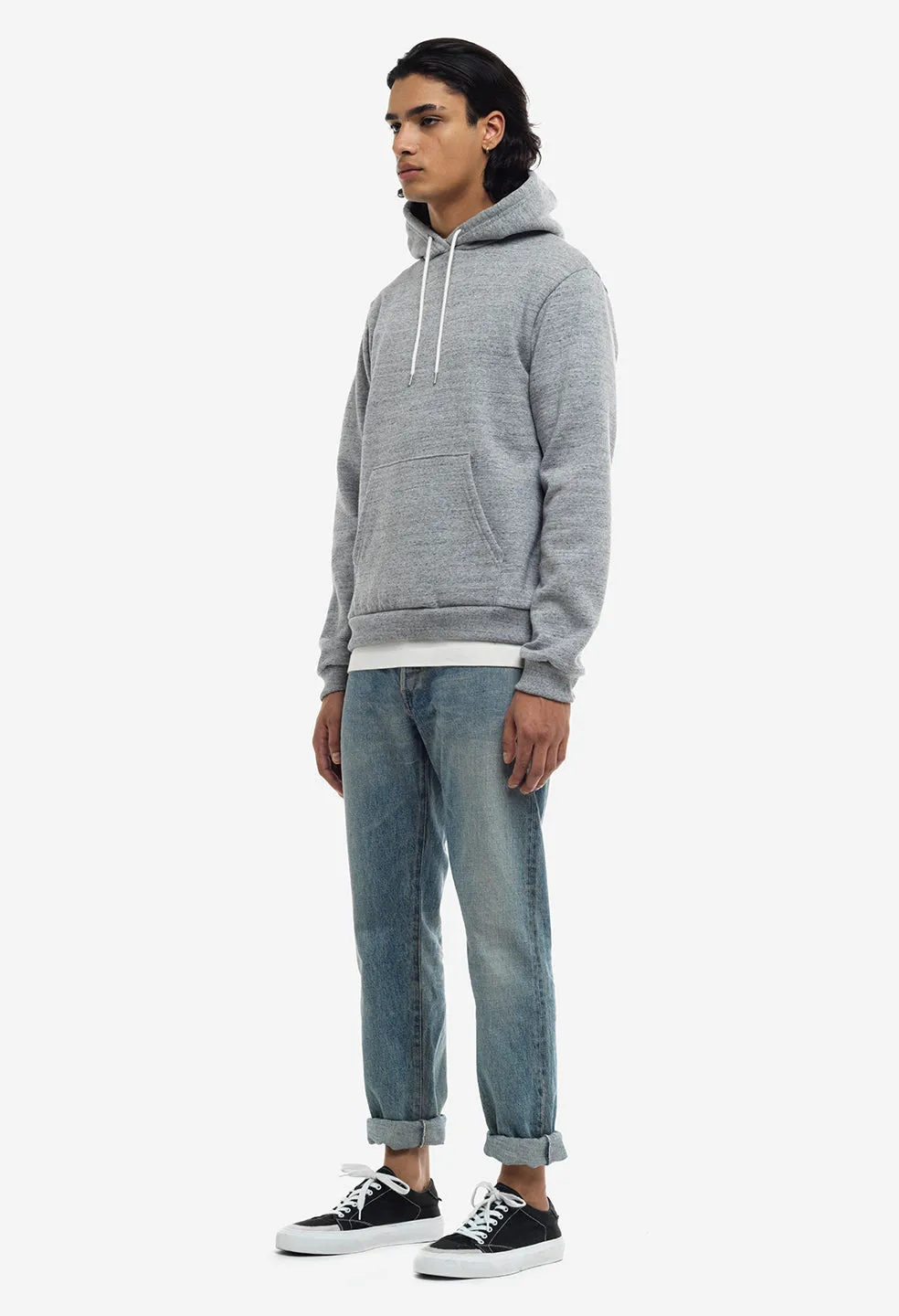 Cashmere Fleece Beach Hoodie / Heather Grey