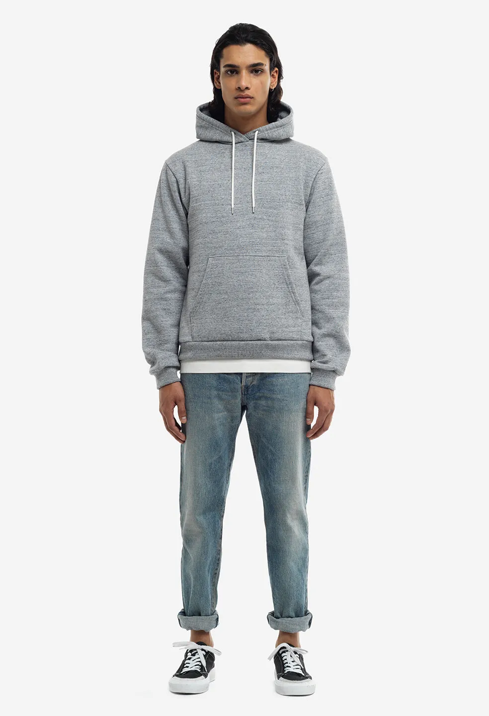 Cashmere Fleece Beach Hoodie / Heather Grey