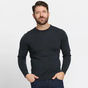 Charcoal Merino Crew Neck Sweater