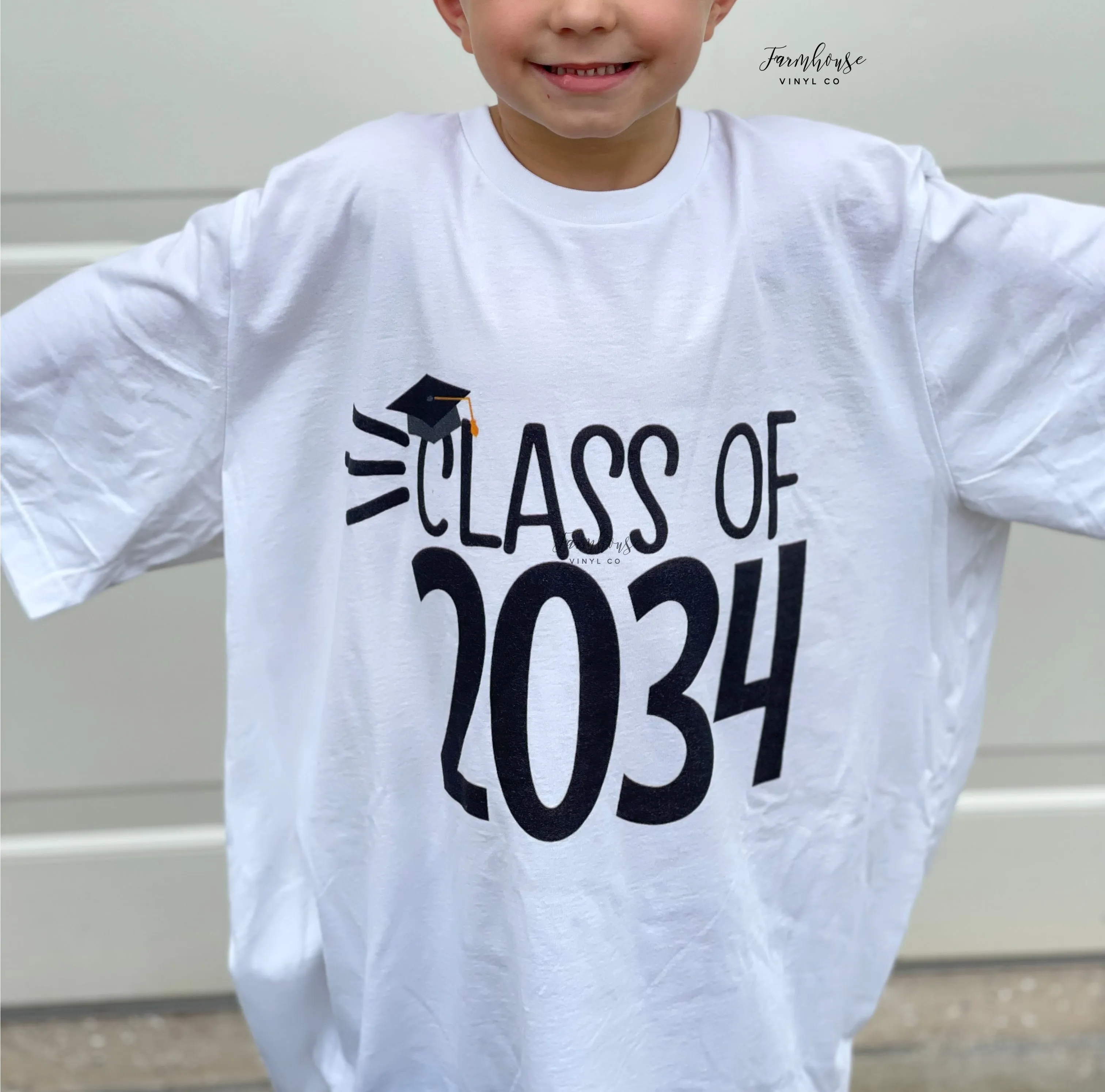 Class of 2035 Hand Print Shirt