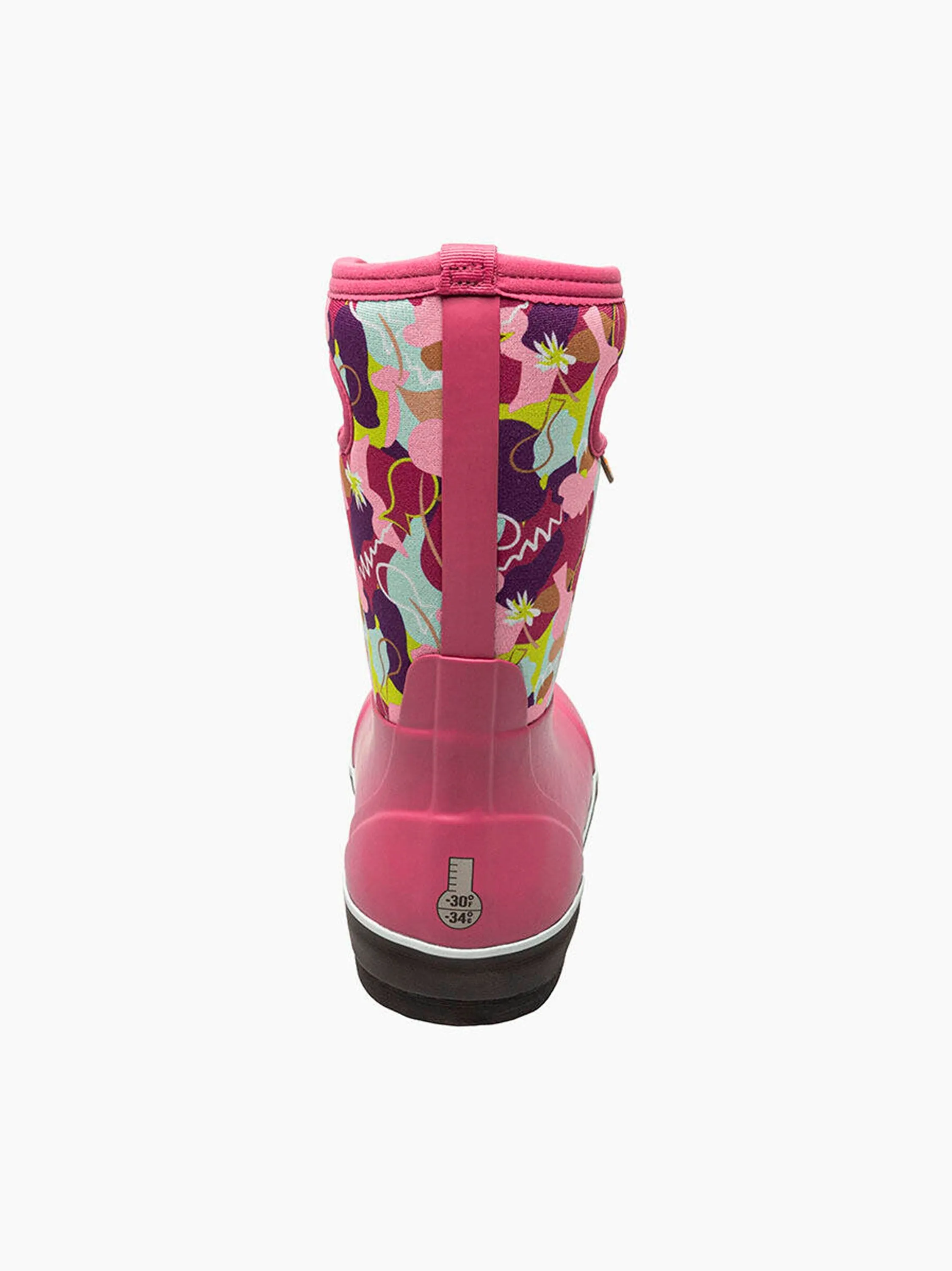 Classic II Kid's Joyful Snow Boots - Magenta Multi