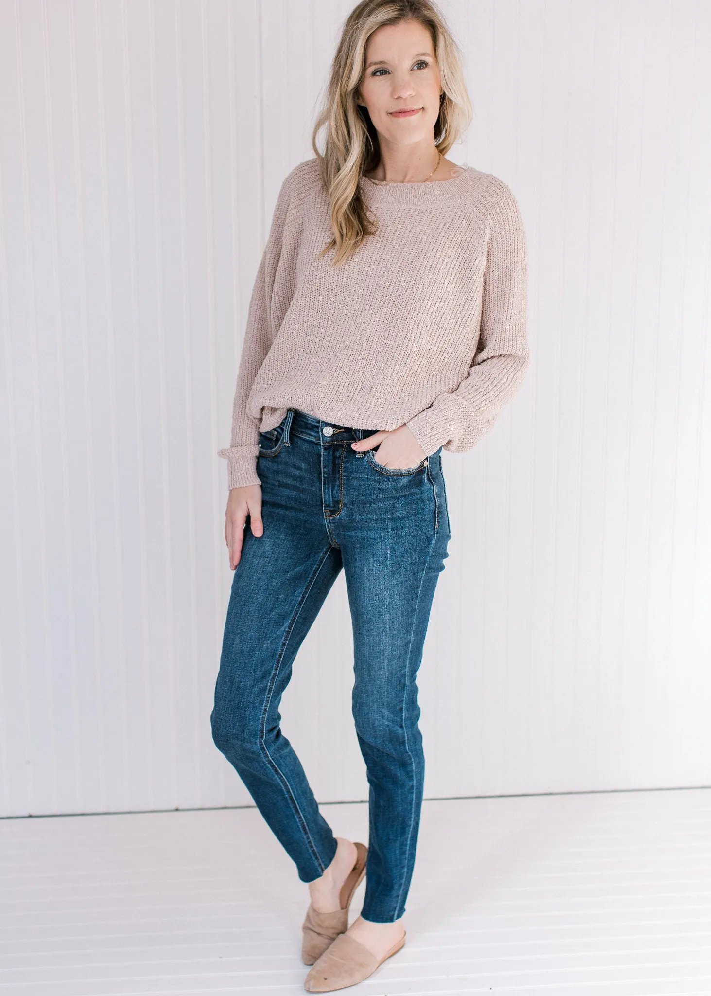 Creamy Textured Sweater