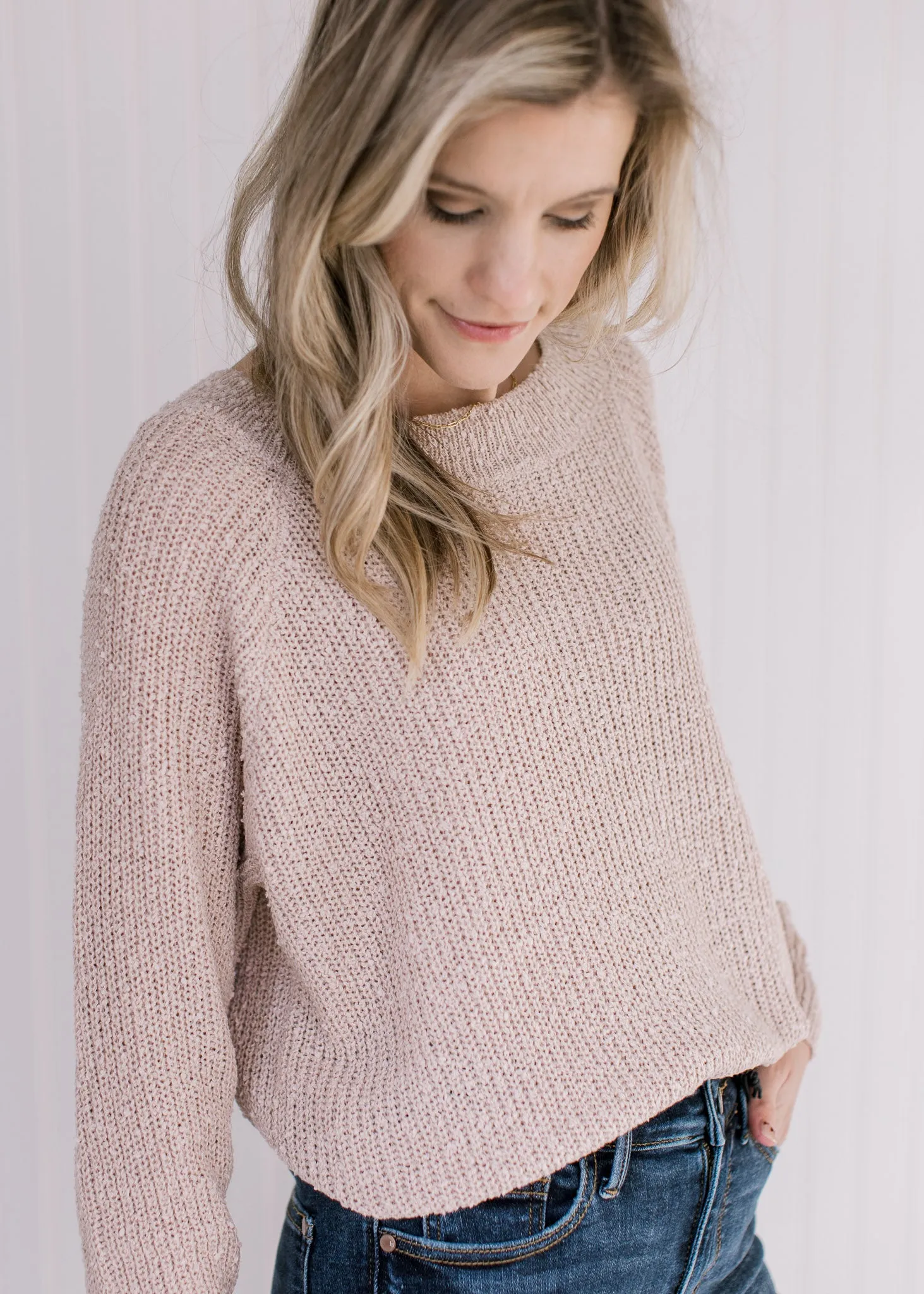 Creamy Textured Sweater