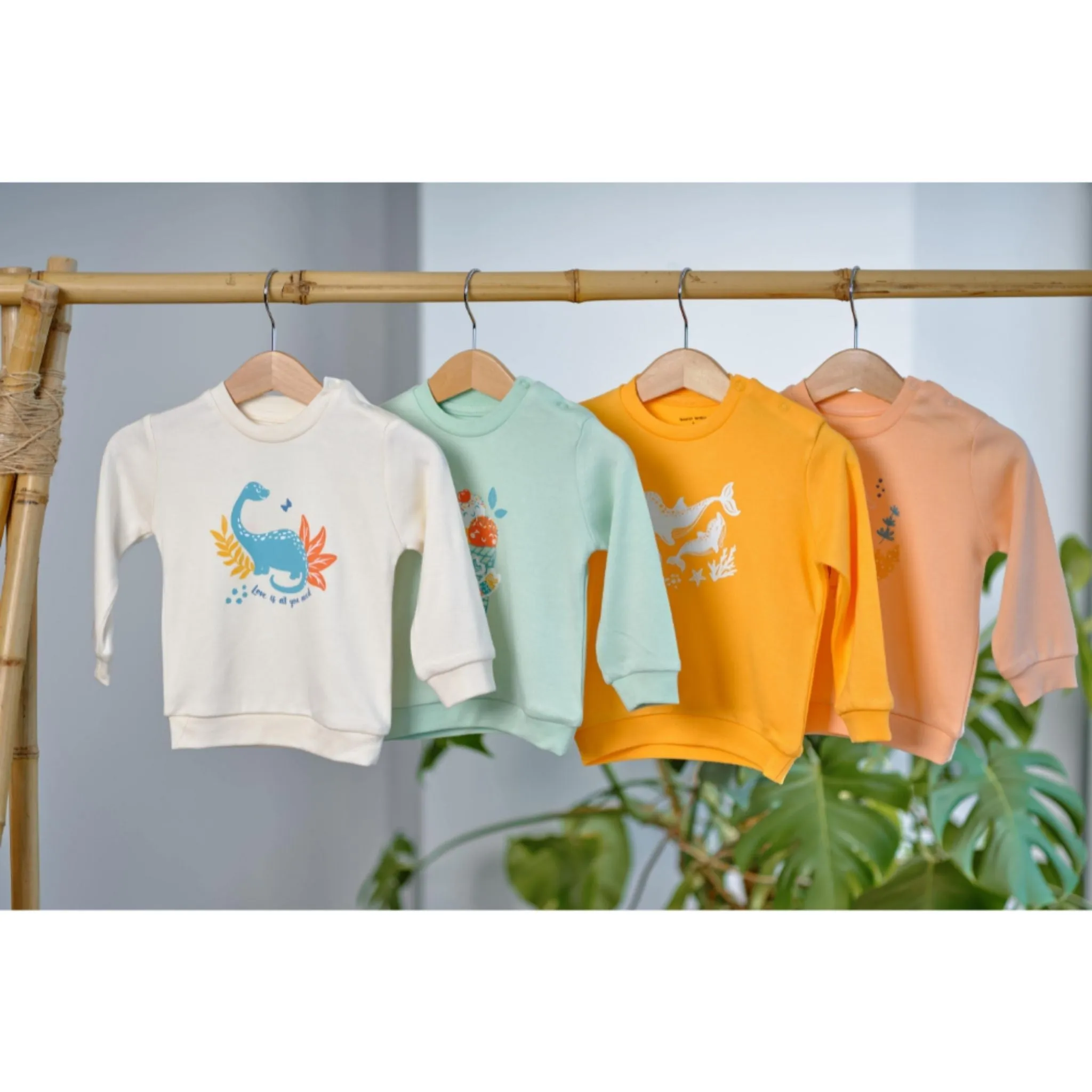 Dolphin Organic Bamboo Baby Sweatshirt