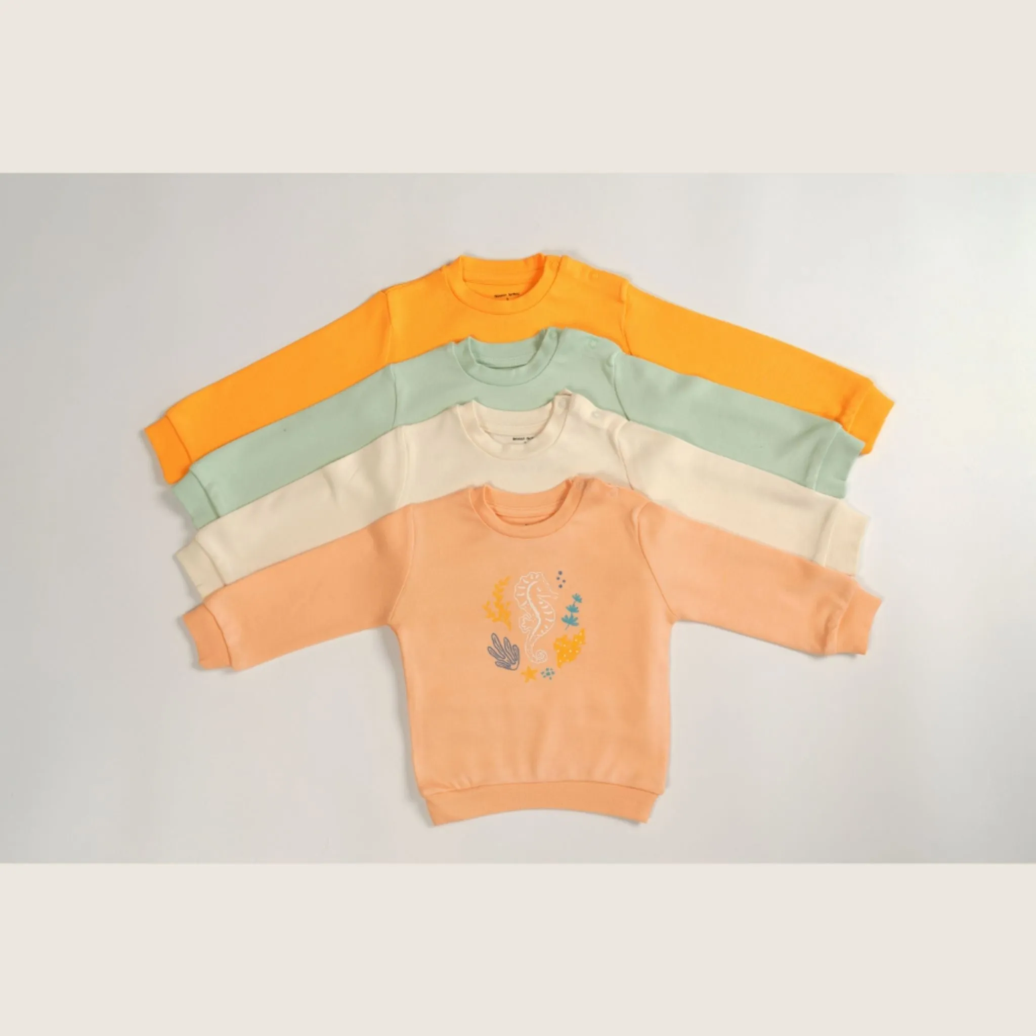 Dolphin Organic Bamboo Baby Sweatshirt