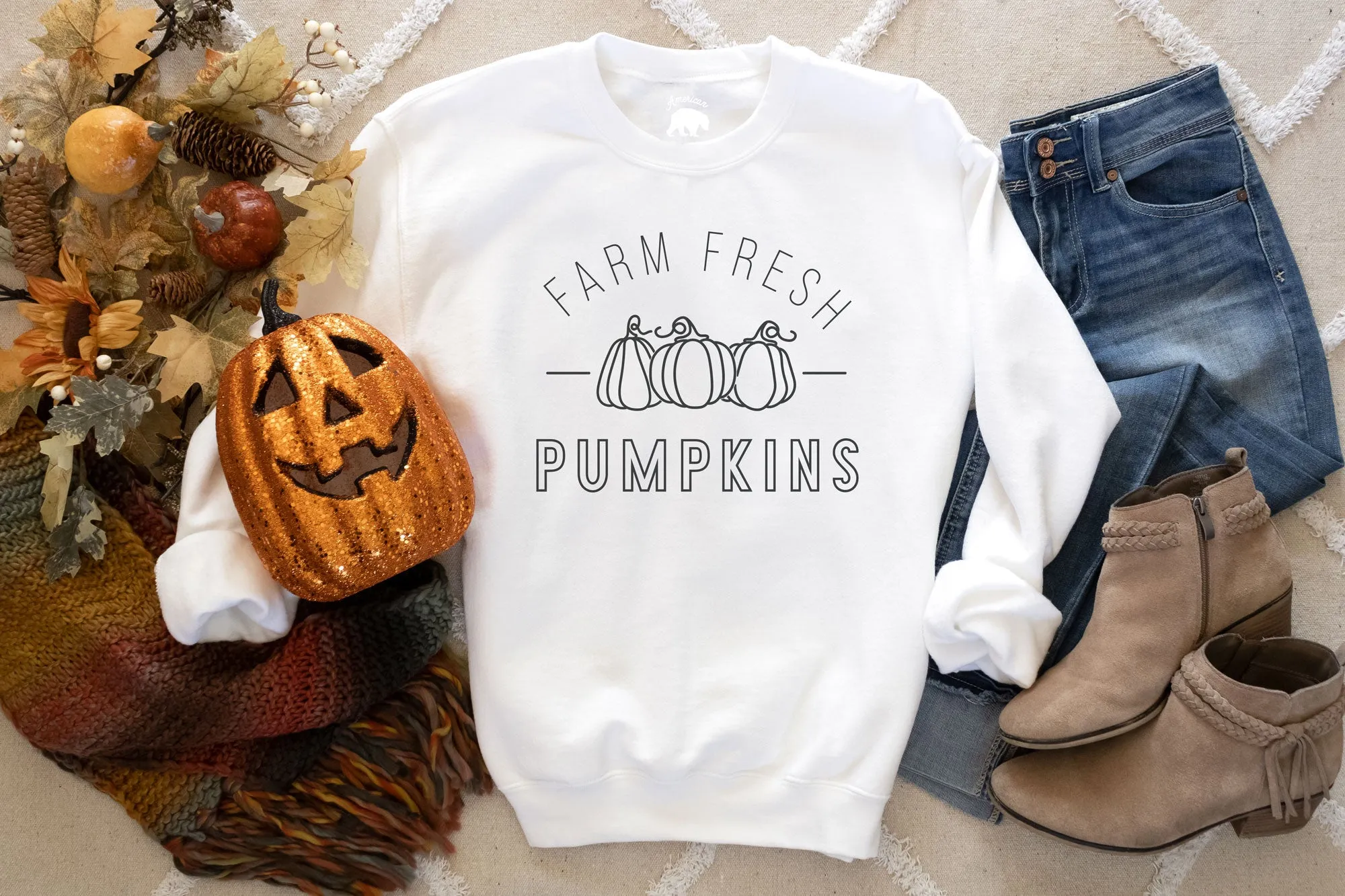 Farm Fresh Pumpkins Sweatshirts