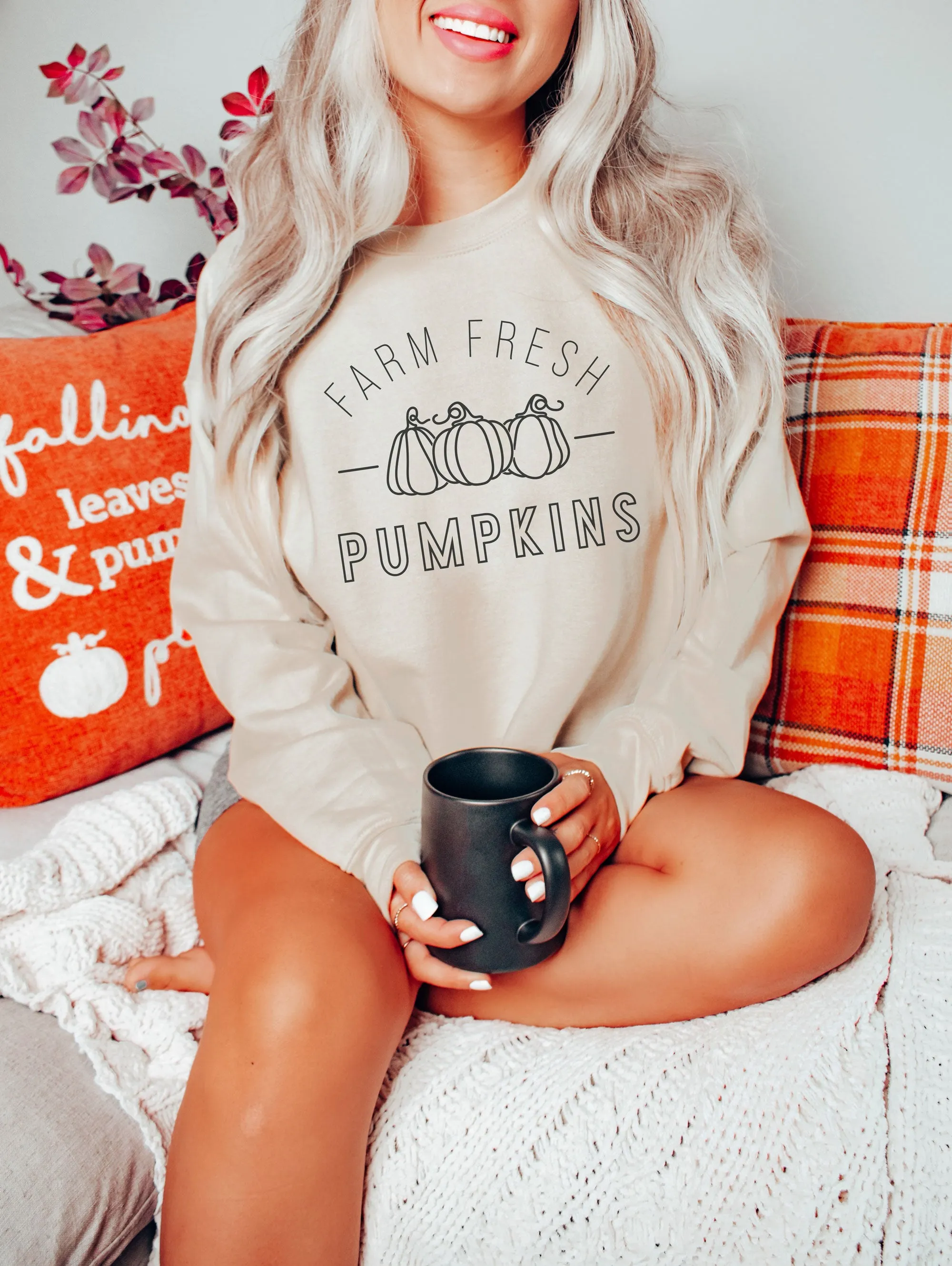 Farm Fresh Pumpkins Sweatshirts