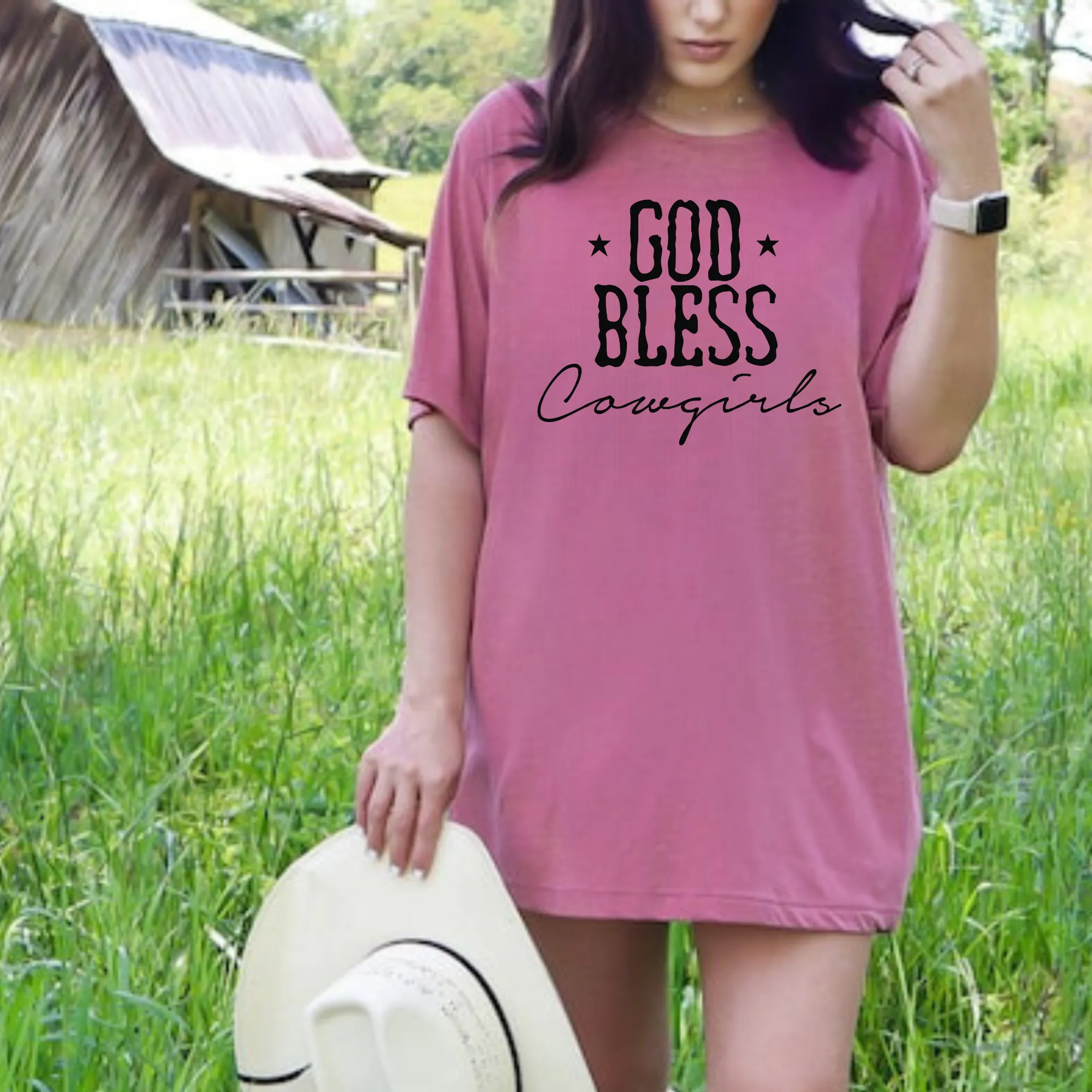 God Bless Cowgirls Shirt