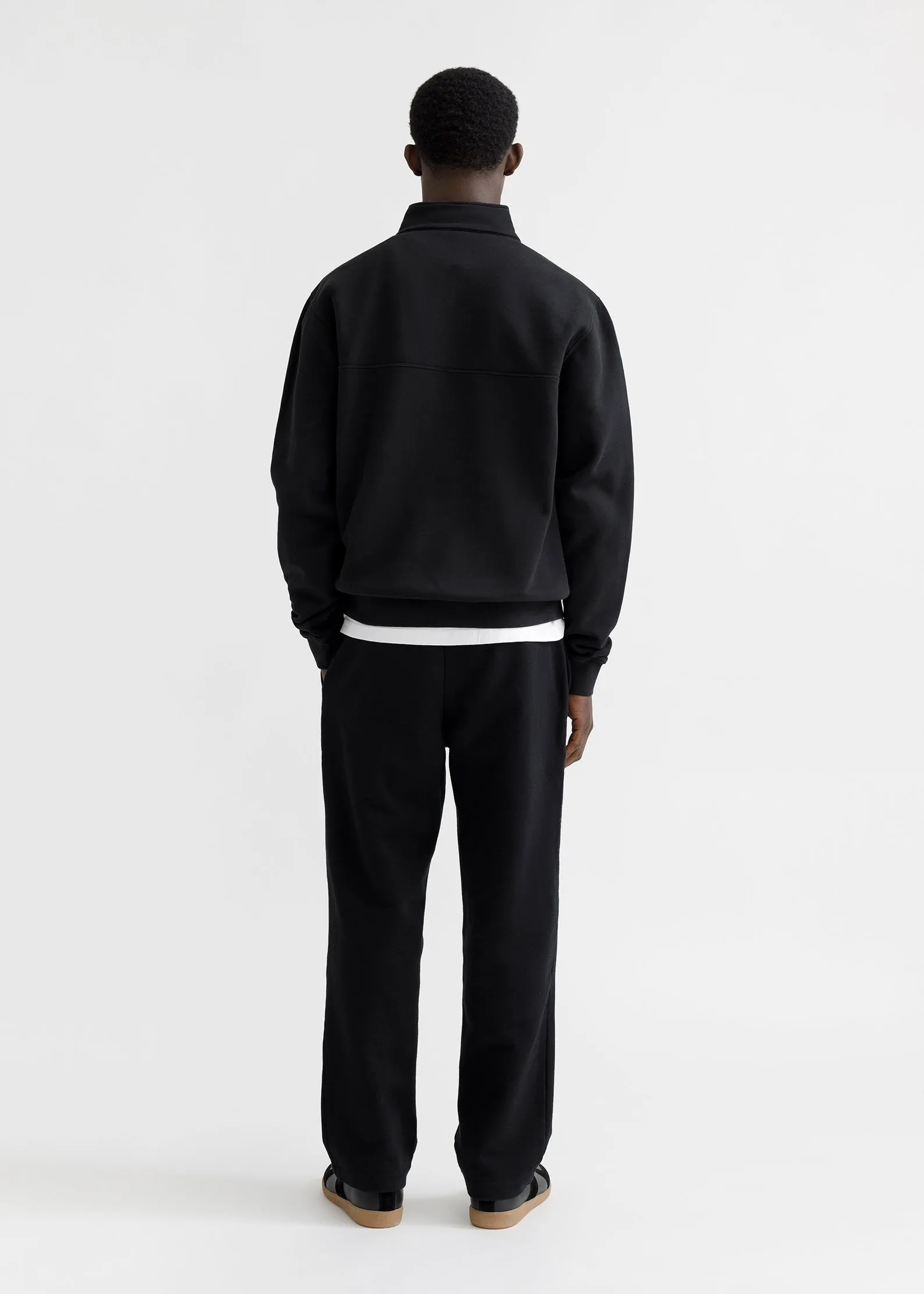 Half-Zip Sweater - Washed Black