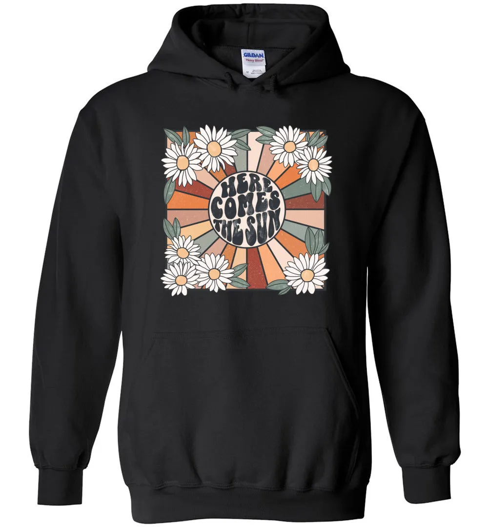 Here Comes The Sun Retro Hoodies