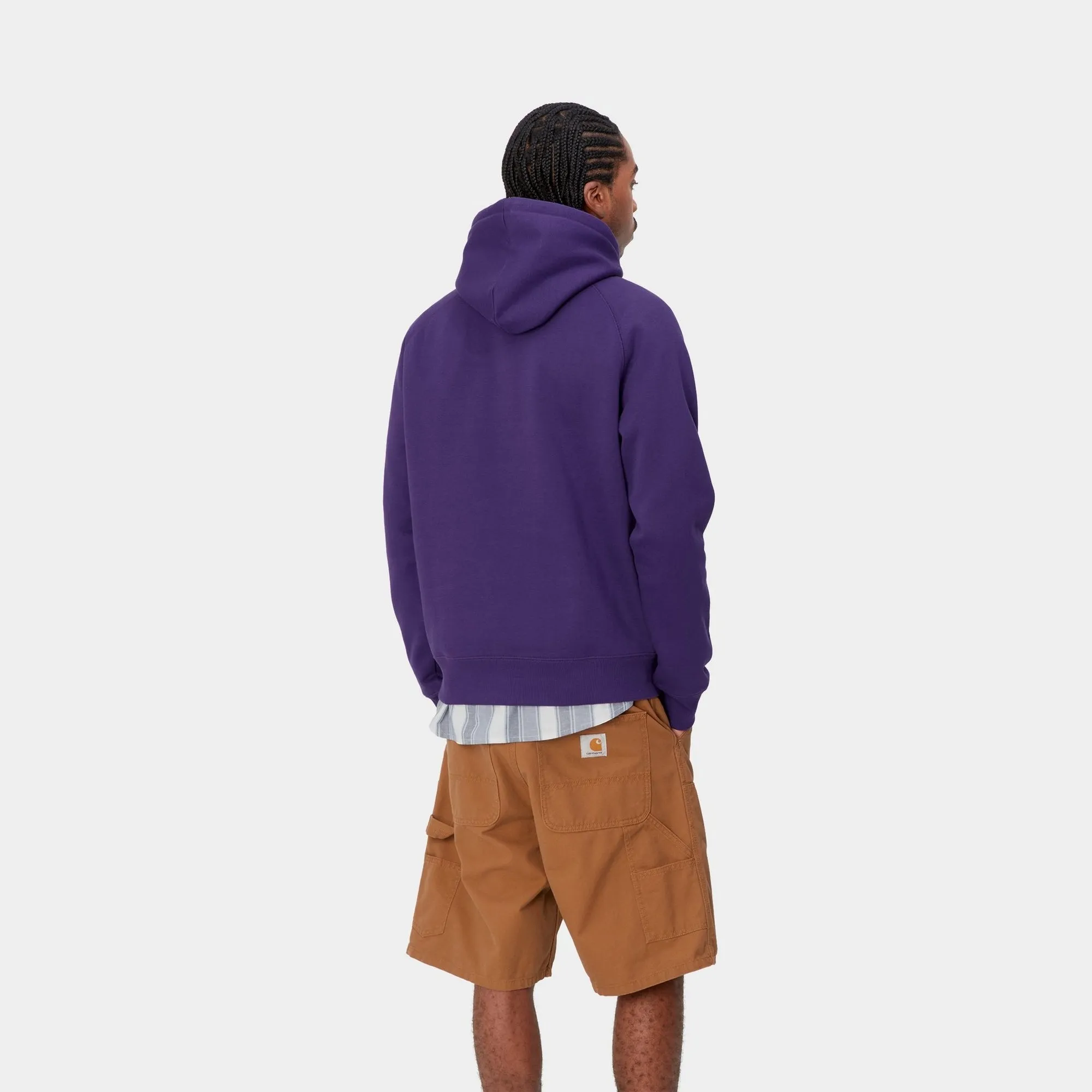 Hooded Chase Sweatshirt | Tyrian