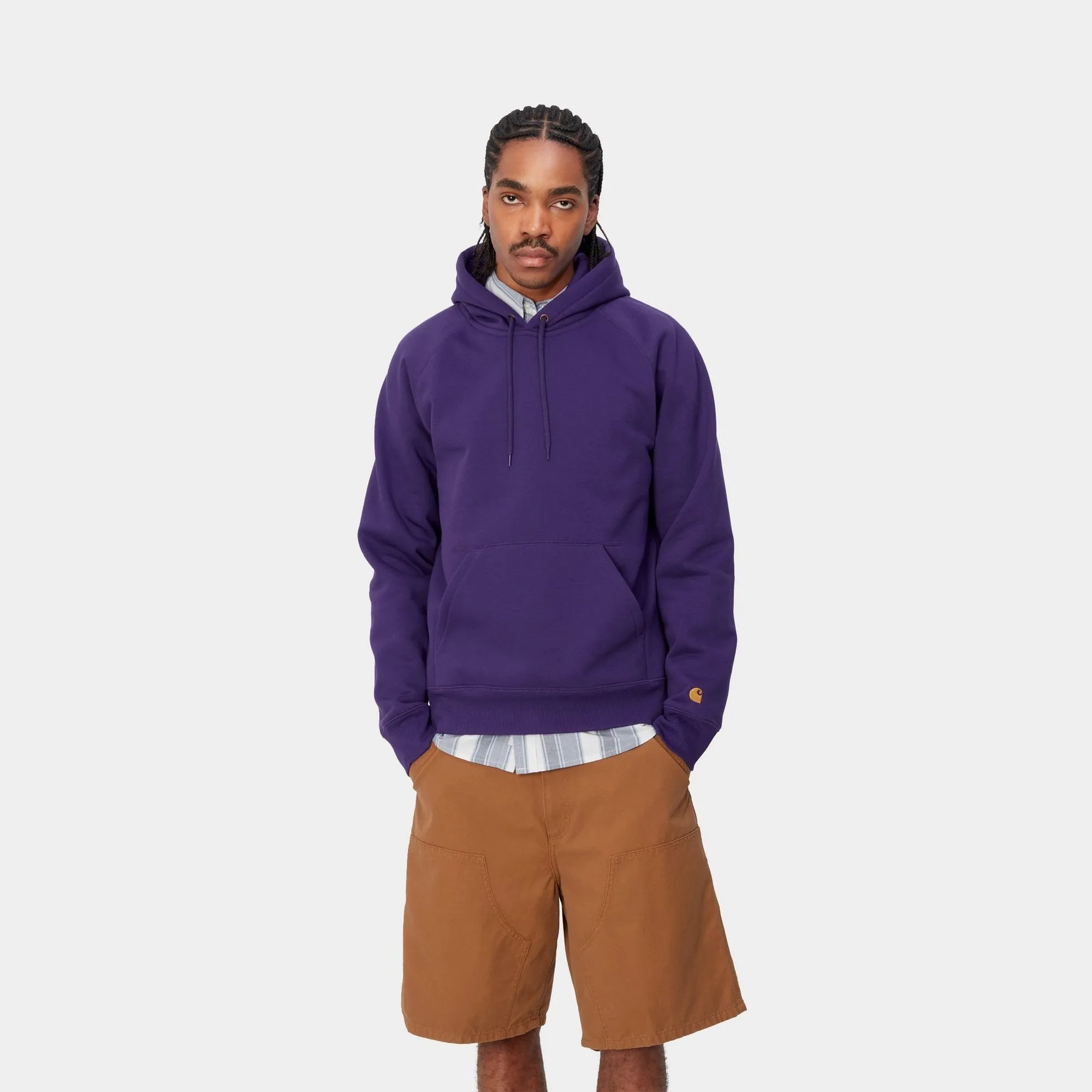 Hooded Chase Sweatshirt | Tyrian