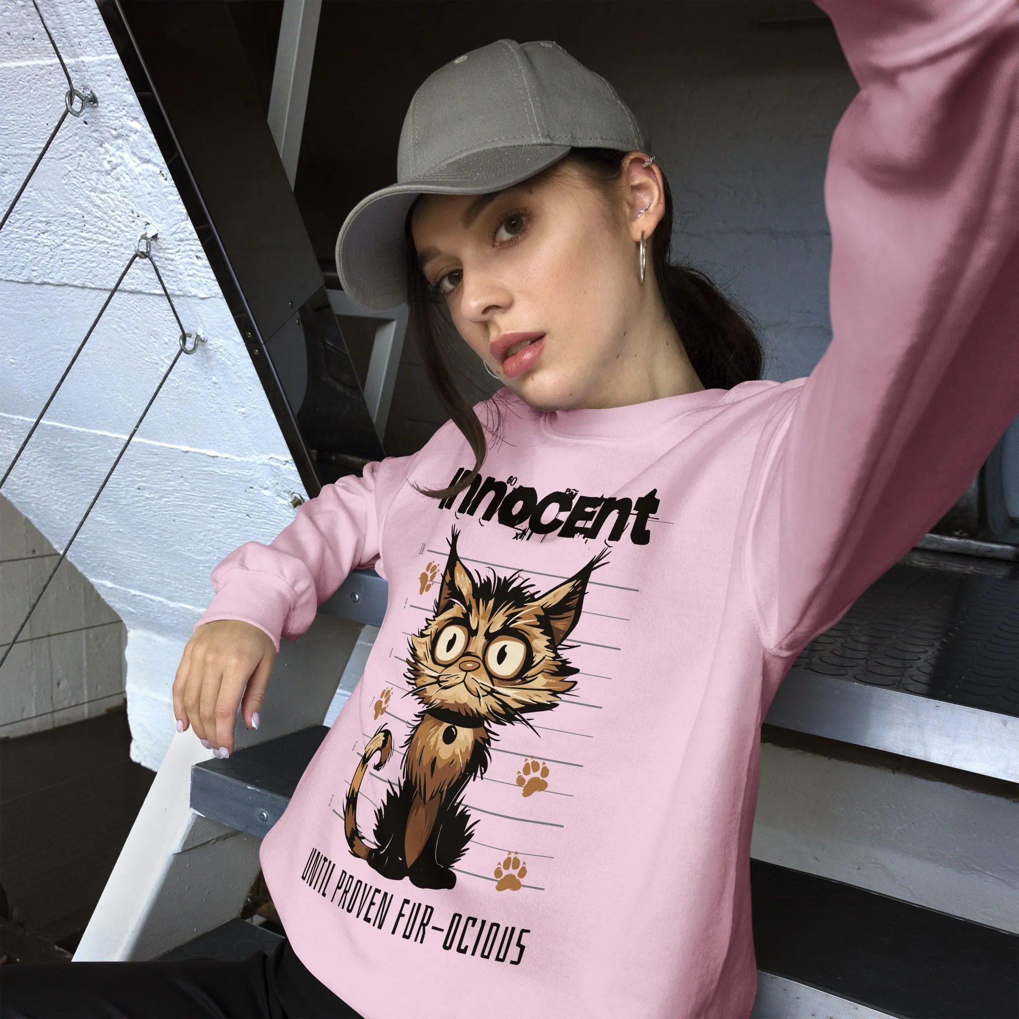 Innocent Cat Unisex Sweatshirt