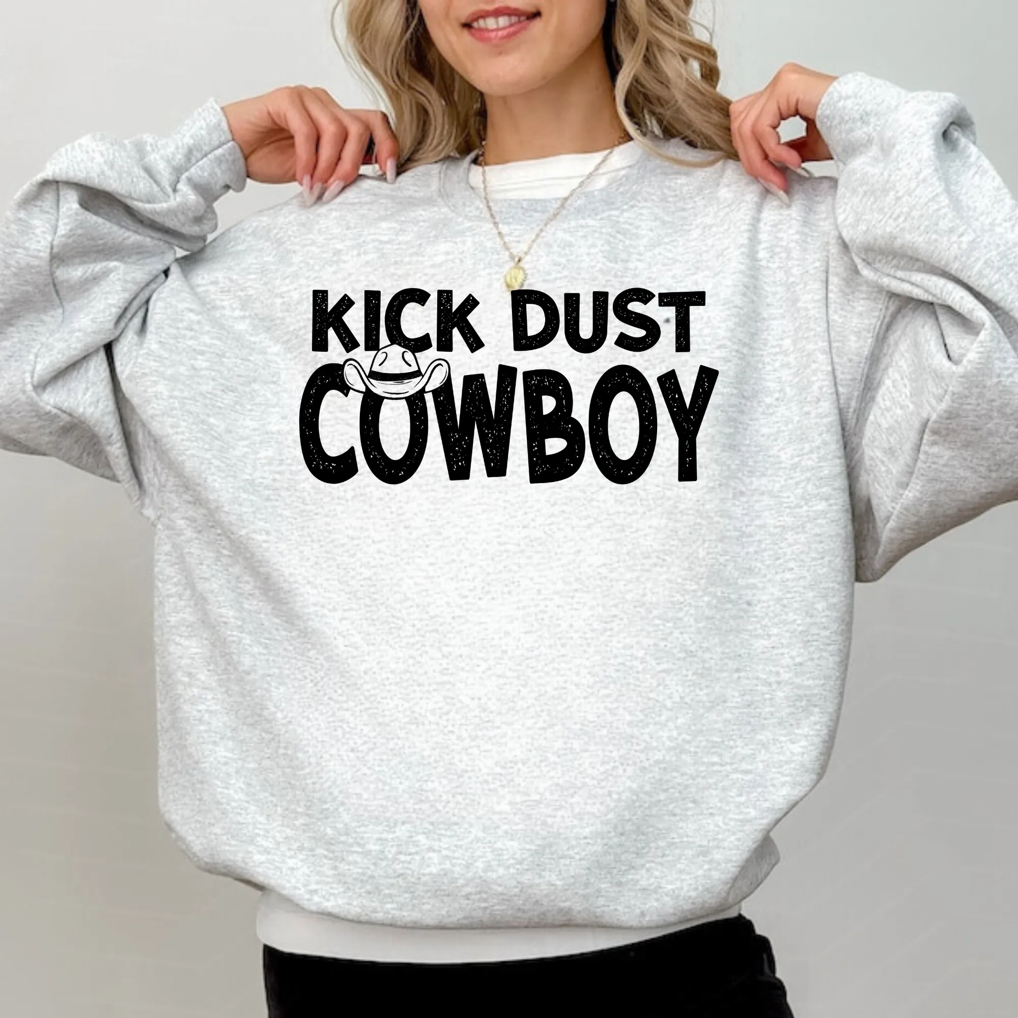 Kick Dust Cowboy Crewneck Sweatshirt