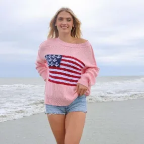 Lightweight Anchor Flag Sweater