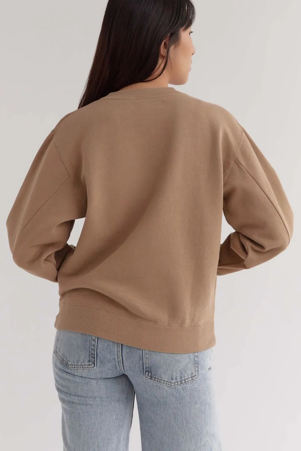 Logo Cotton Camel Fleece