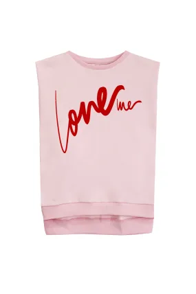 LOVE ME .. MORE sleeveless Sweatshirt