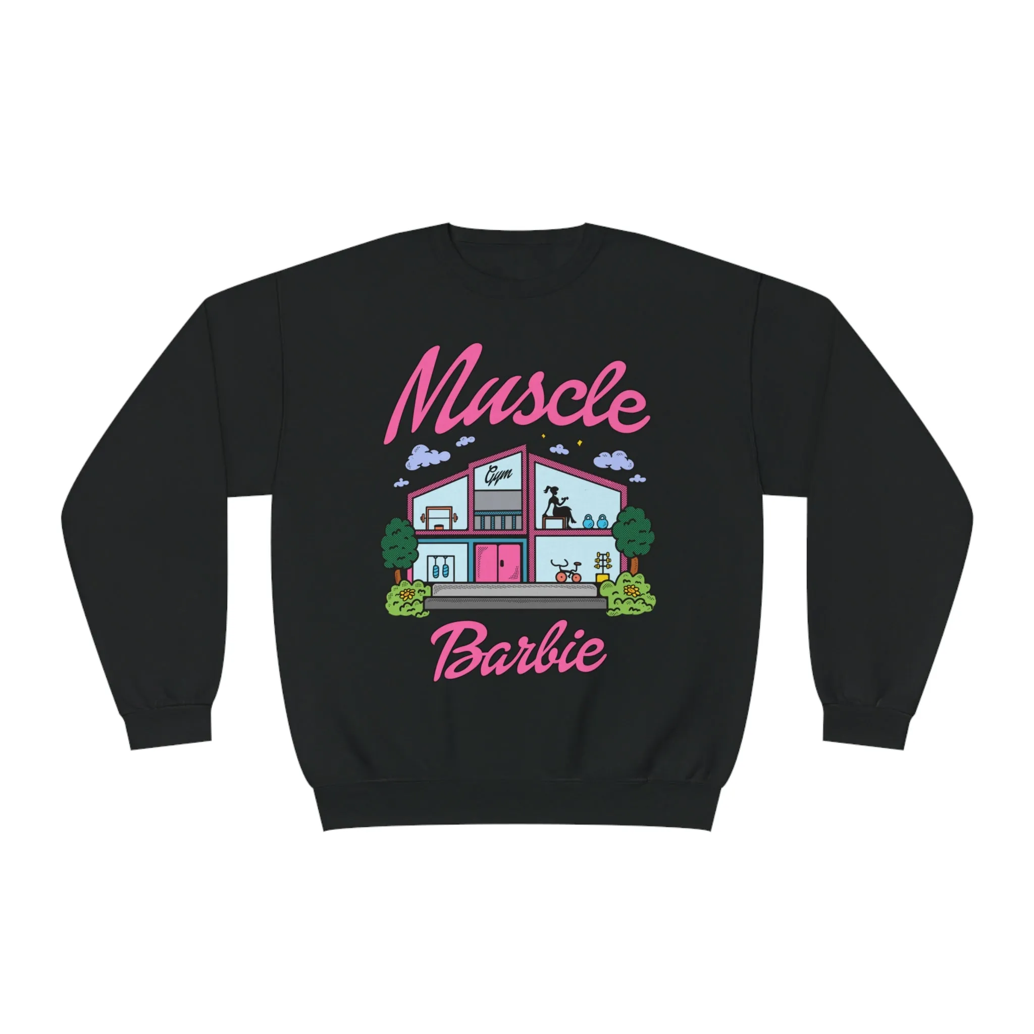 MUSCLE BARBIE- CREWNECK