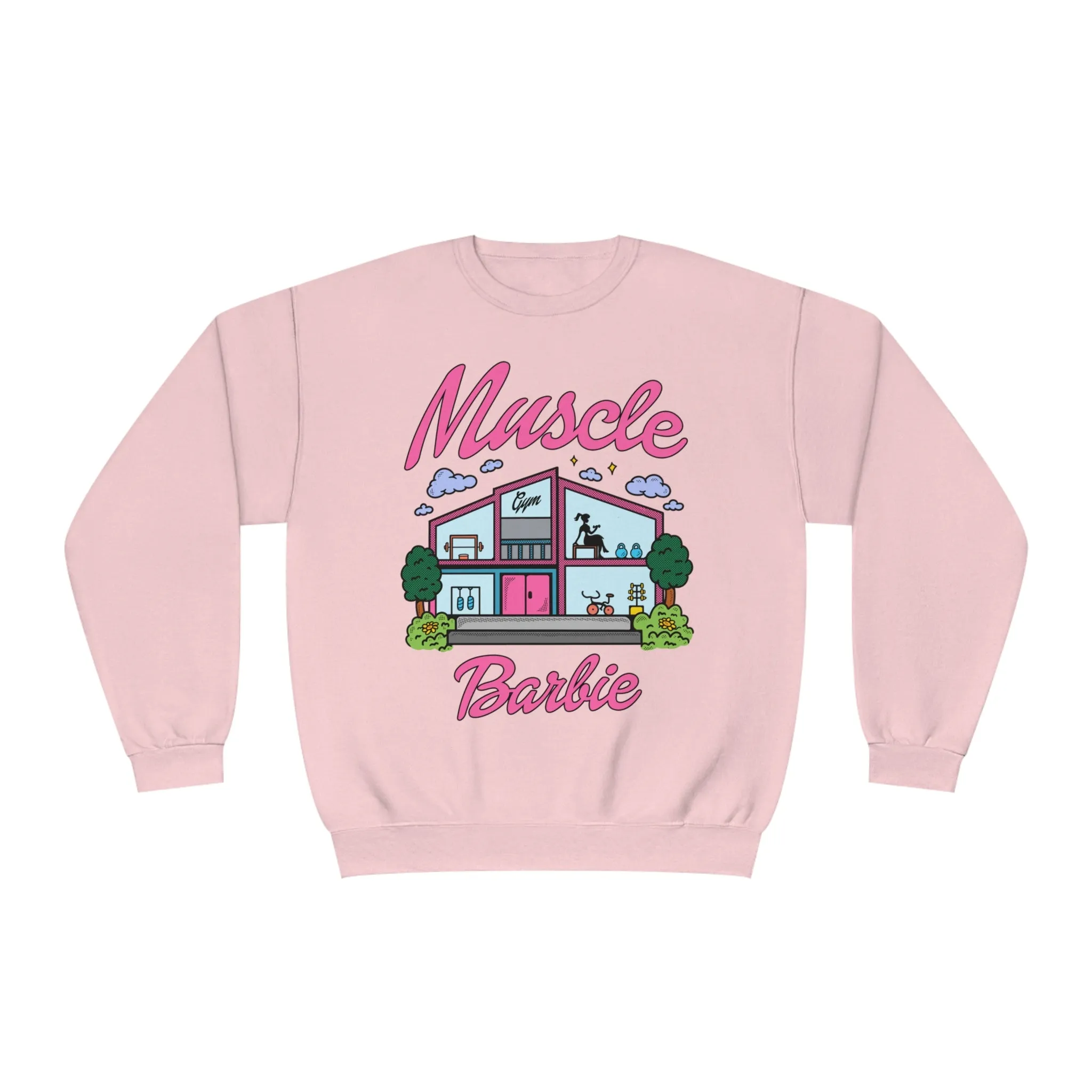 MUSCLE BARBIE- CREWNECK