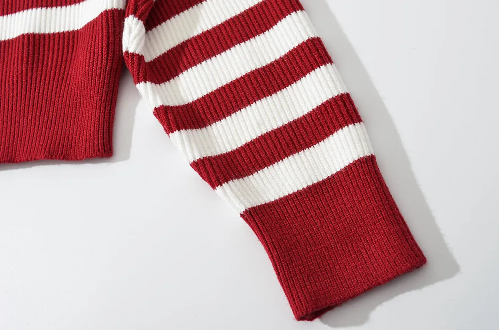 Naomi Stripe Knitted Sweater