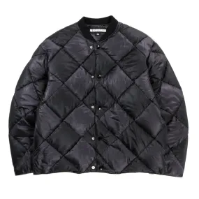 NEIGHBORHOOD CHECKER DOWN JACKET BLACK