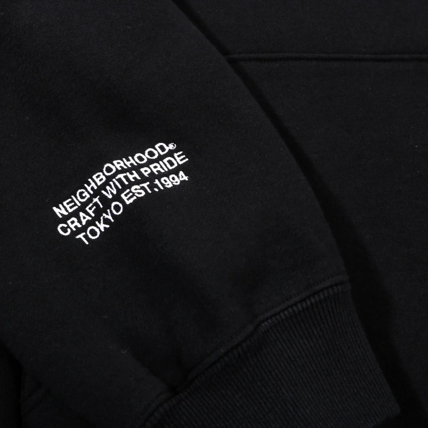 NEIGHBORHOOD HOODED SWEATSHIRT BLACK