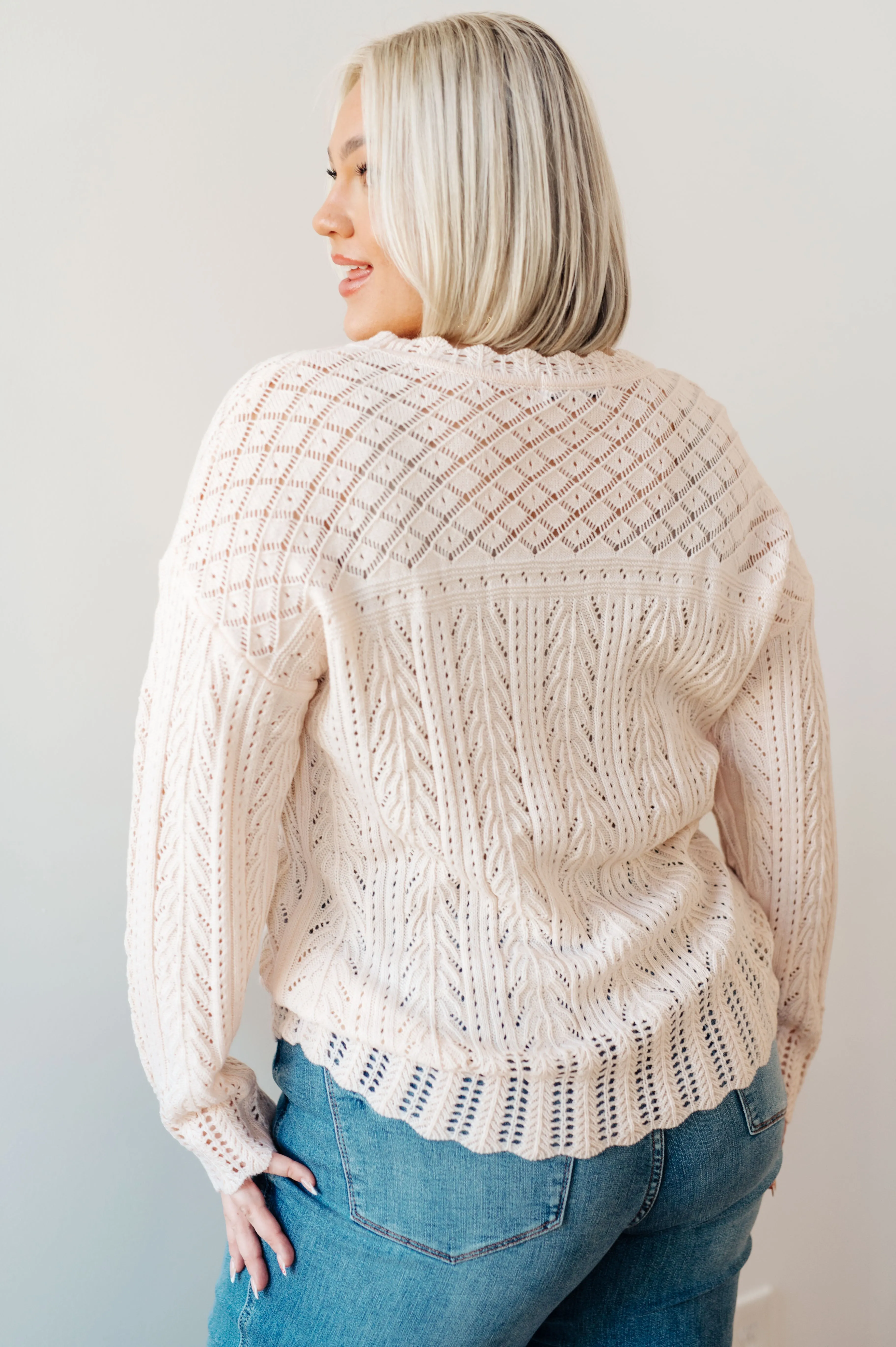 Never Let Down Lightweight Knit Sweater